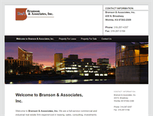 Tablet Screenshot of bransonwichita.com